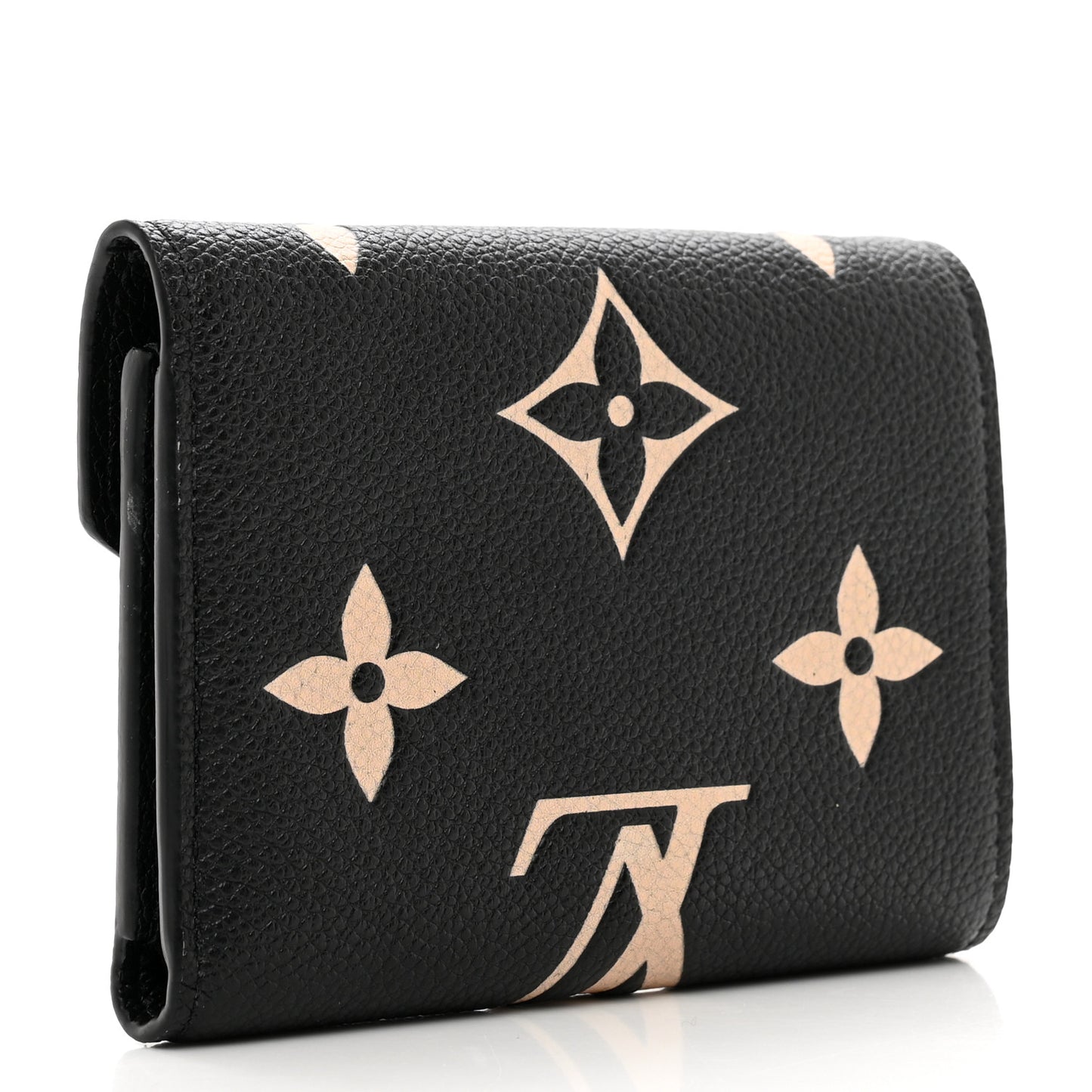 Empreinte Monogram Giant Victorine Wallet Black Beige