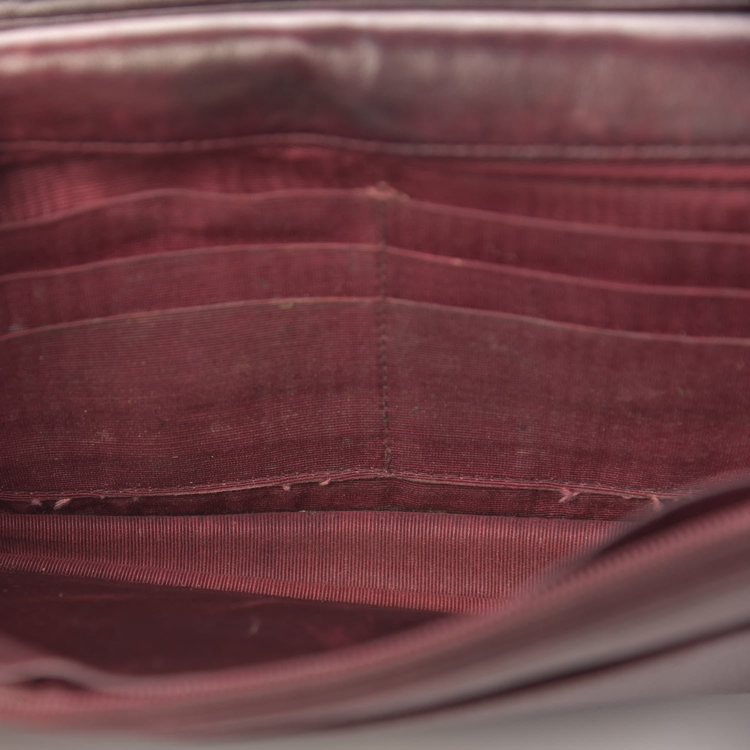 Chanel Caviar Timeless CC Wallet on Chain WOC Dark Red 11 of 18