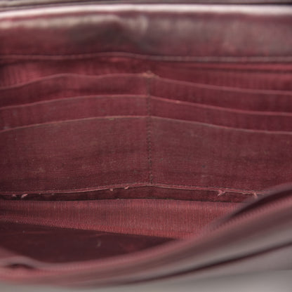 Chanel Caviar Timeless CC Wallet on Chain WOC Dark Red 11 of 18