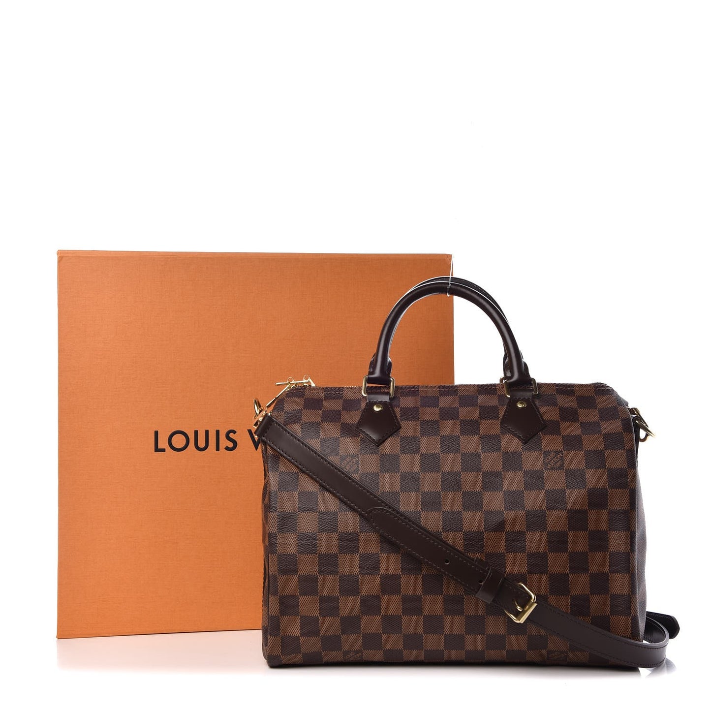 Damier Ebene Speedy Bandouliere 30