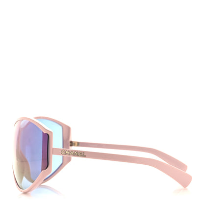 Chanel Acetate Mirror Shield Sunglasses 71475 Pink 3 of 7