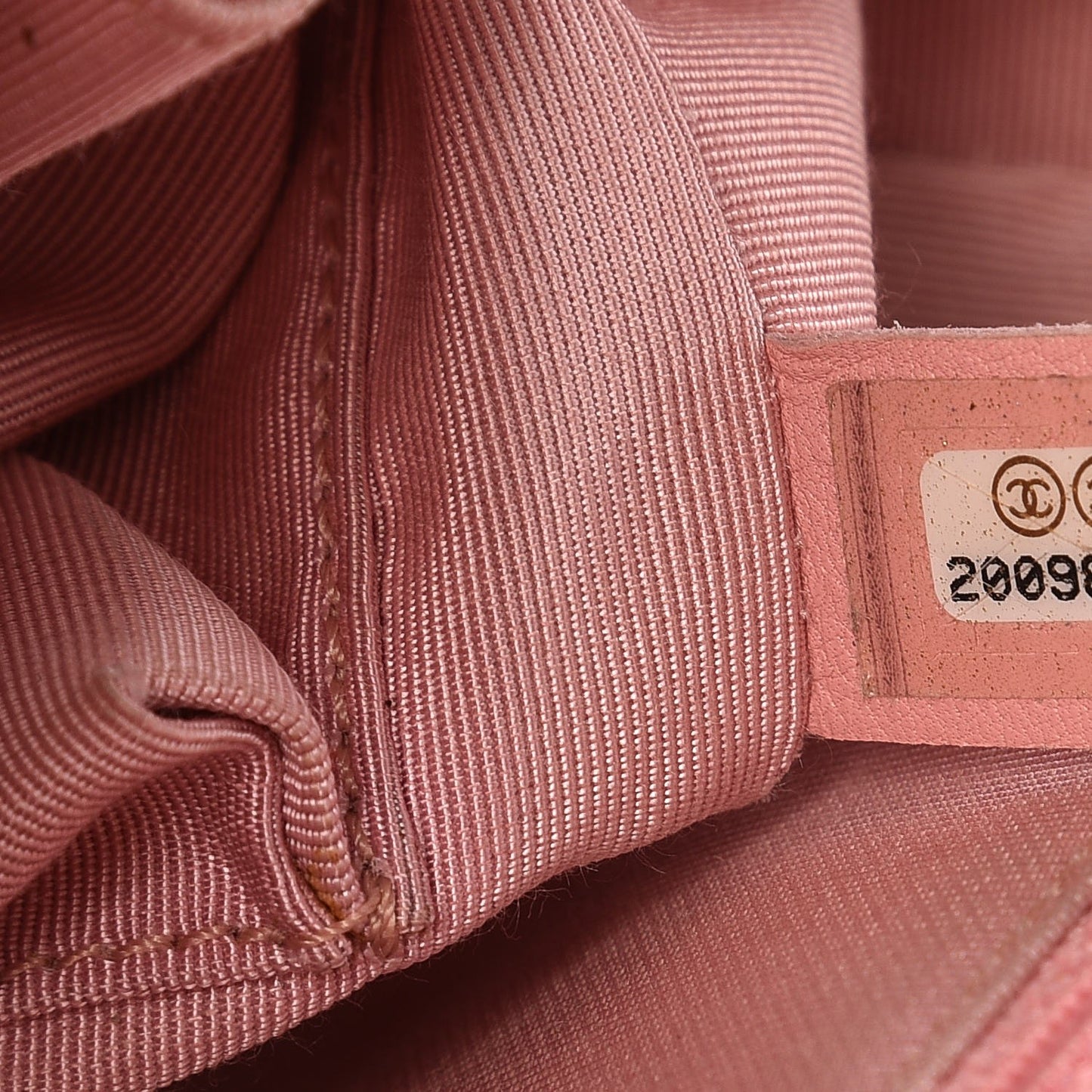 Lambskin Quilted New Medium Boy Flap Bag Pink