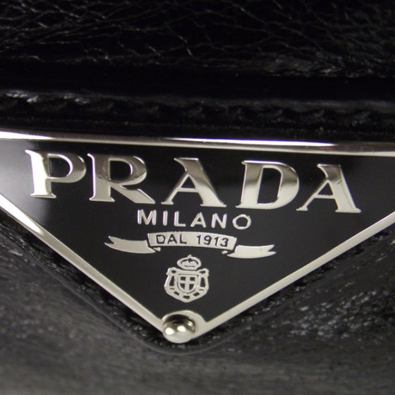 Prada Vitello Shine Hobo Black 12 of 12