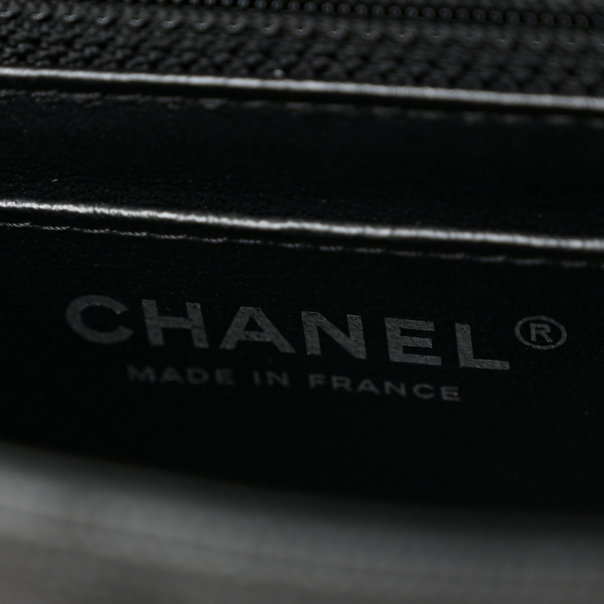 Caviar Quilted Mini Rectangular Flap Black