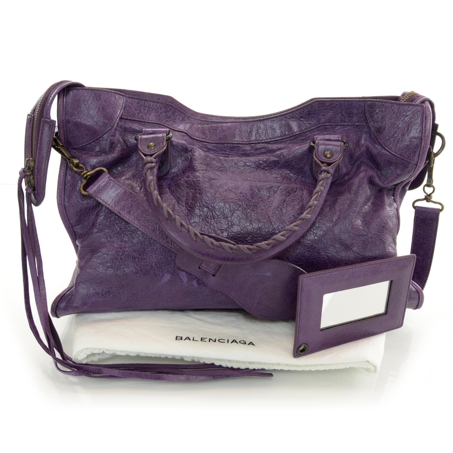 Balenciaga Agneau City Raisin Purple 4 of 11
