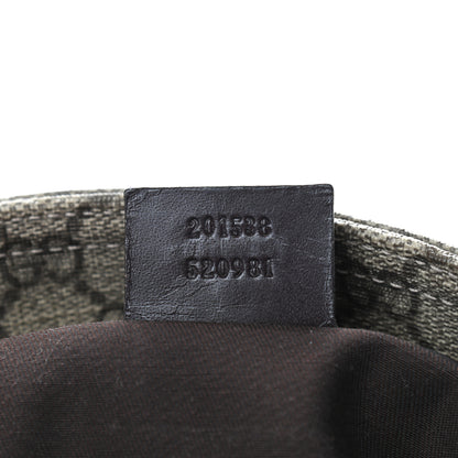 Gucci GG Supreme Monogram Small Flat Messenger Bag Dark Brown 8 of 8