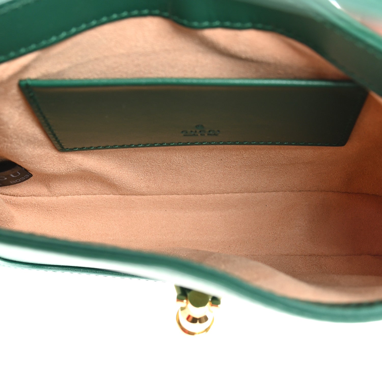 Gucci Boarded Dyana Lux Calfskin Mini Jackie 1961 Hobo Emerald 5 of 9