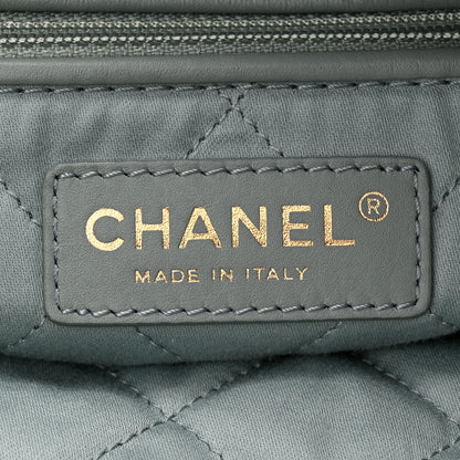 Chanel Shiny Calfskin Quilted Chanel 22 Light Blue 7 of 11