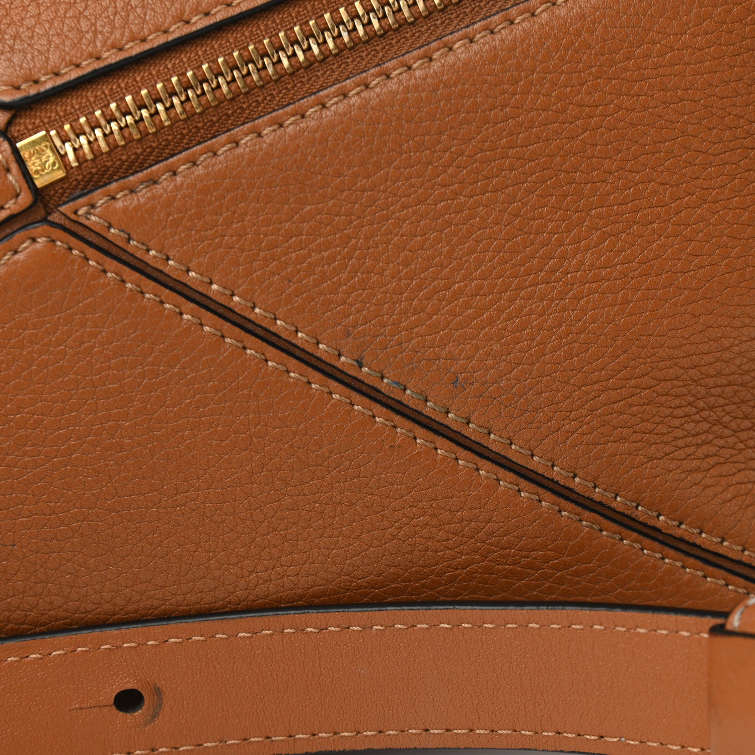 Loewe Calfskin Medium Puzzle Bag Tan 14 of 14
