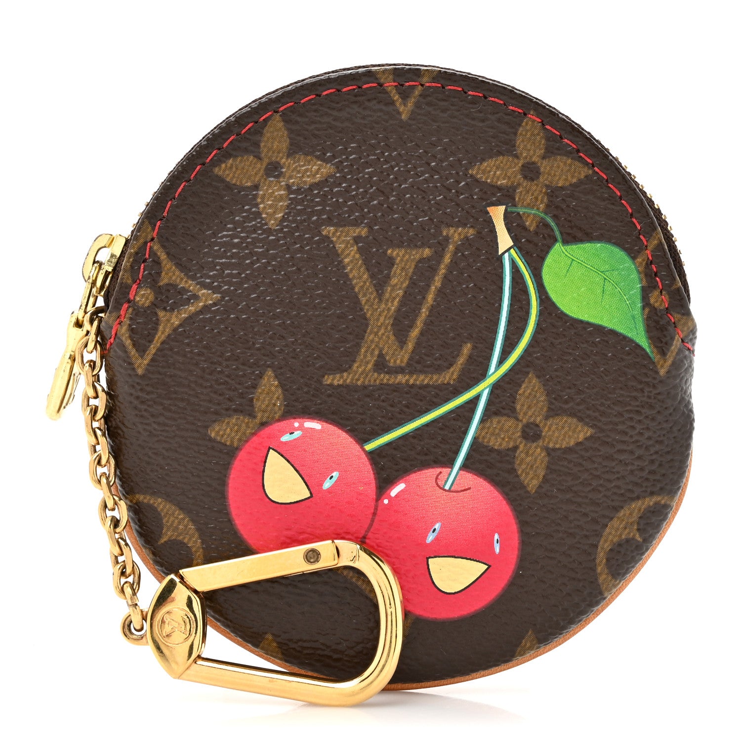 Louis Vuitton Monogram Cerises Round Coin Purse 1 of 9