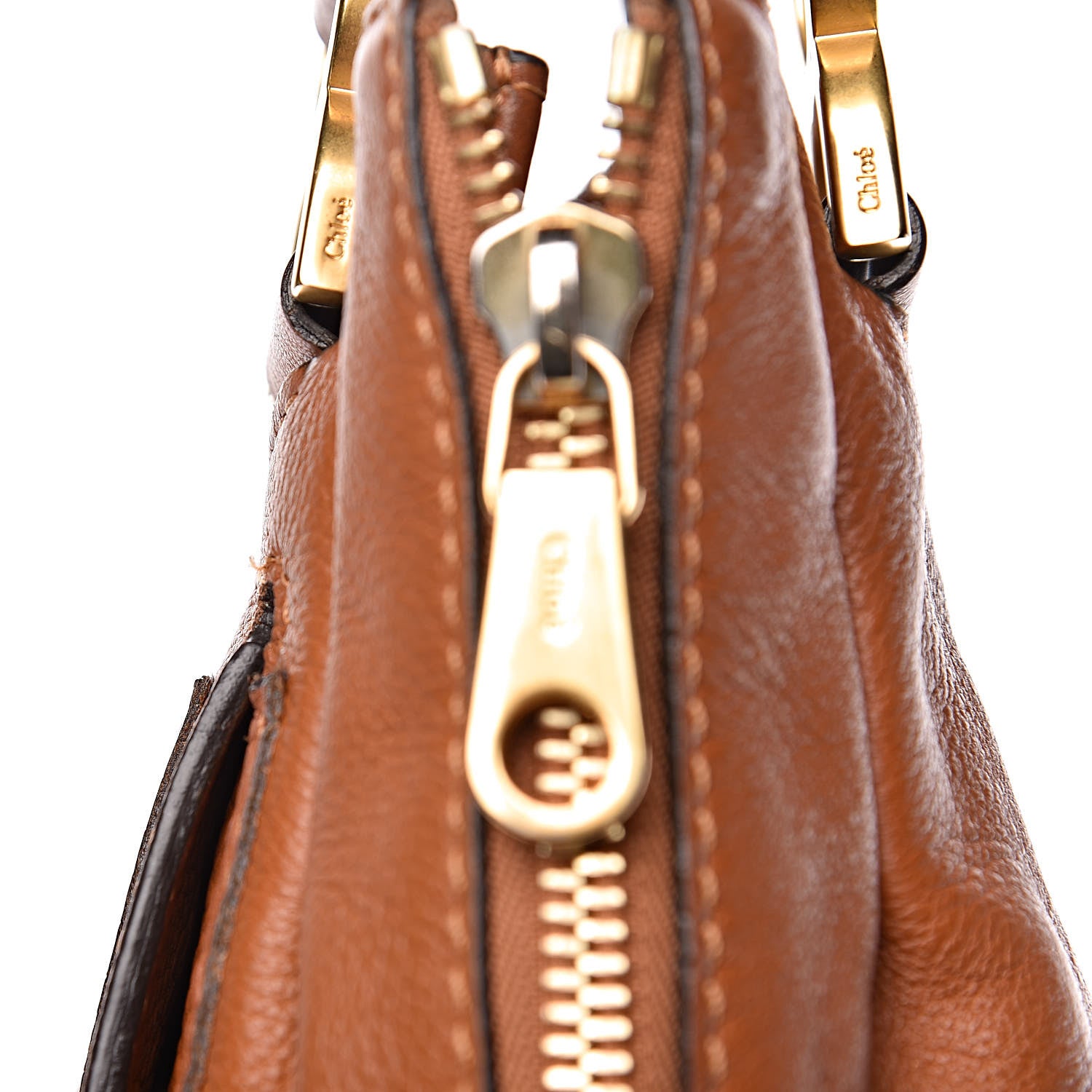 Chloe Calfskin Large Marcie Tote Tan 17 of 18