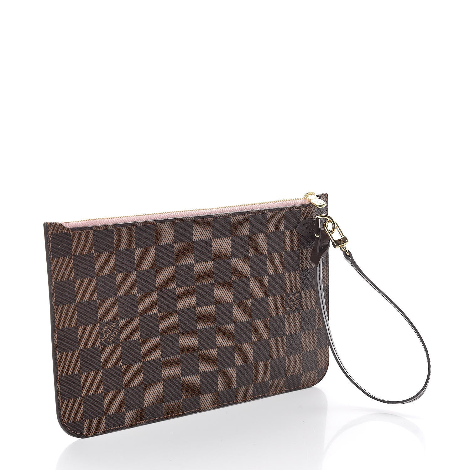 Louis Vuitton Damier Ebene Neverfull MM GM Pochette Rose Ballerine 3 of 7