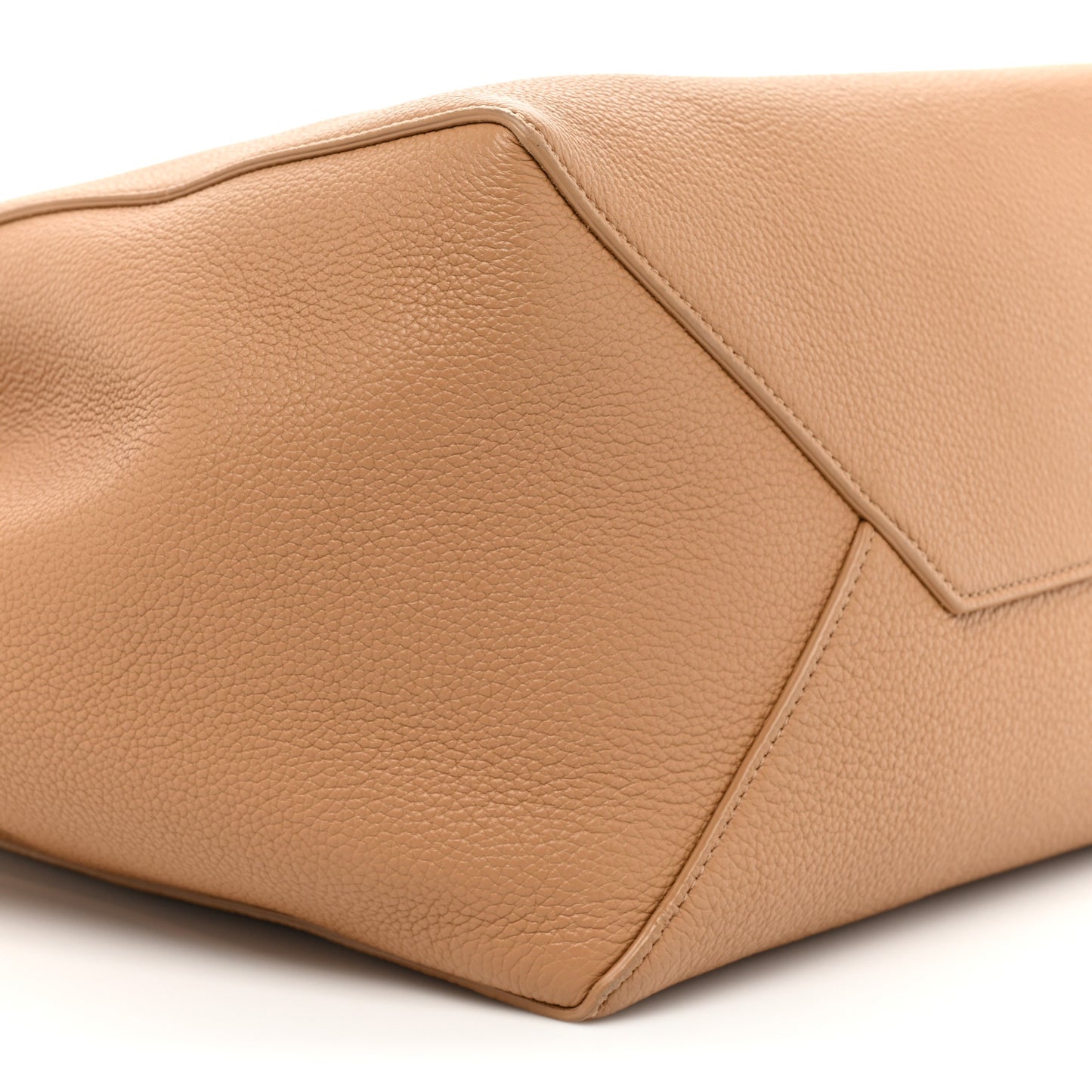 Soft Grained Calfskin Small Belt Cabas Phantom Taupe