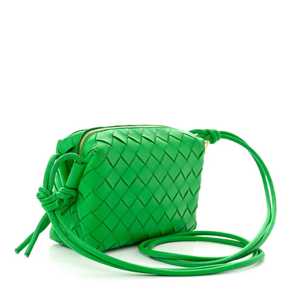 Bottega Veneta Nappa Intrecciato Mini Loop Camera Bag Parakeet 3 of 11