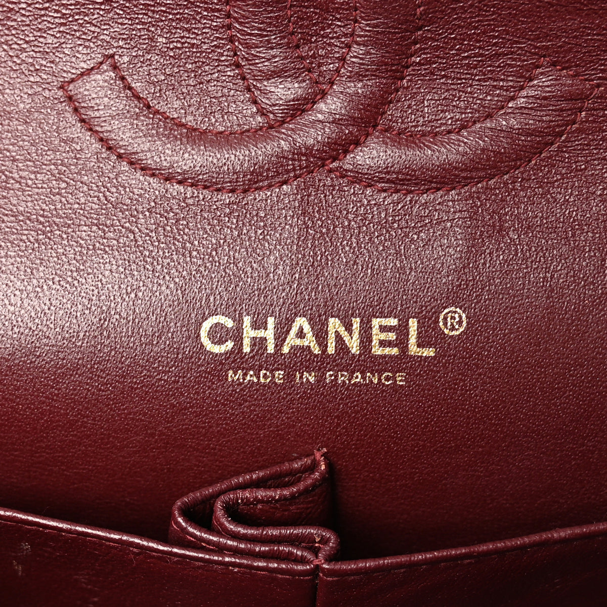 Chanel Lambskin Quilted Medium Double Flap Black 6 of 10