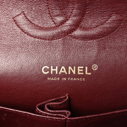Chanel Lambskin Quilted Medium Double Flap Black 6 of 10
