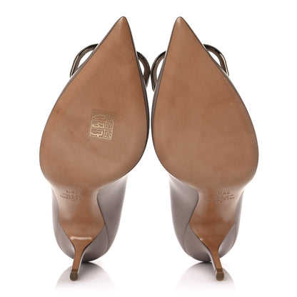 Valentino Garavani Calfskin Vlogo Signature 80mm Pumps 38.5 Poudre 5 of 9