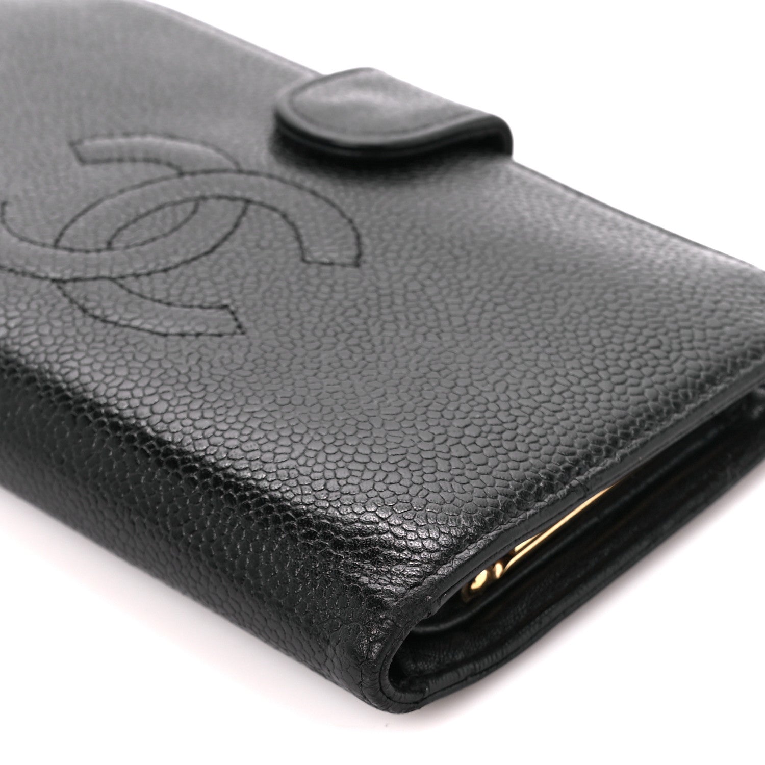 Chanel Caviar Timeless CC French Wallet Black 14 of 14