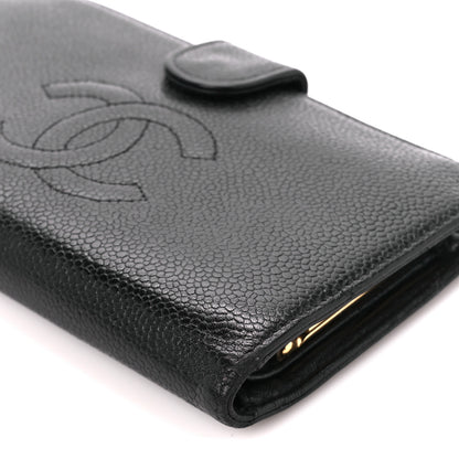 Chanel Caviar Timeless CC French Wallet Black 14 of 14