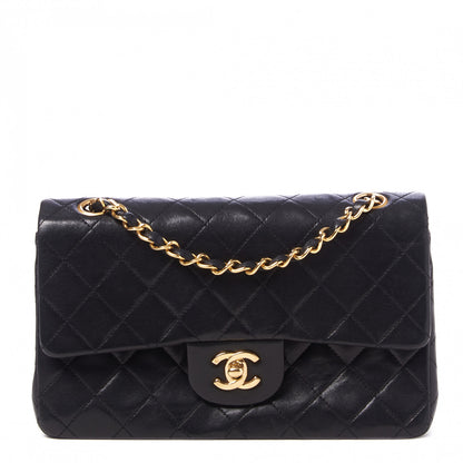 Chanel Lambskin Quilted Small Double Flap Black 1 of 9