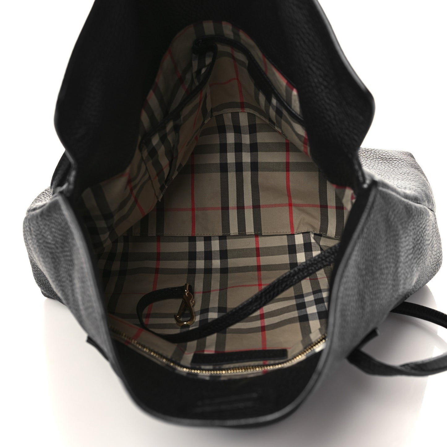 London Grainy Calfskin Medium Baynard Tote Black