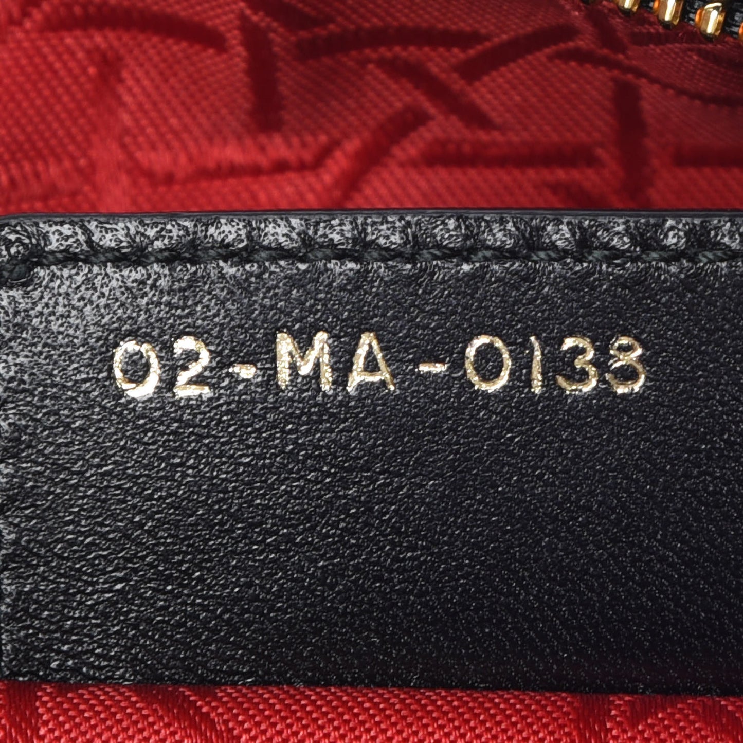 Lambskin Cannage Medium Lady Dior Black