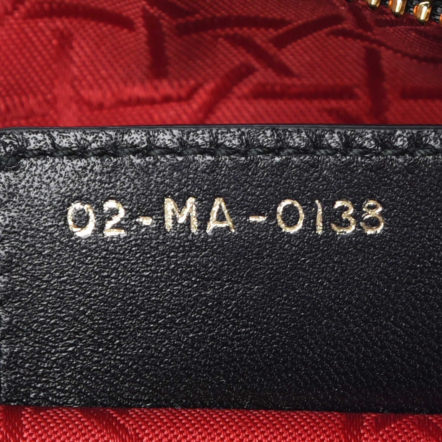 Christian Dior Lambskin Cannage Medium Lady Dior Black 9 of 9
