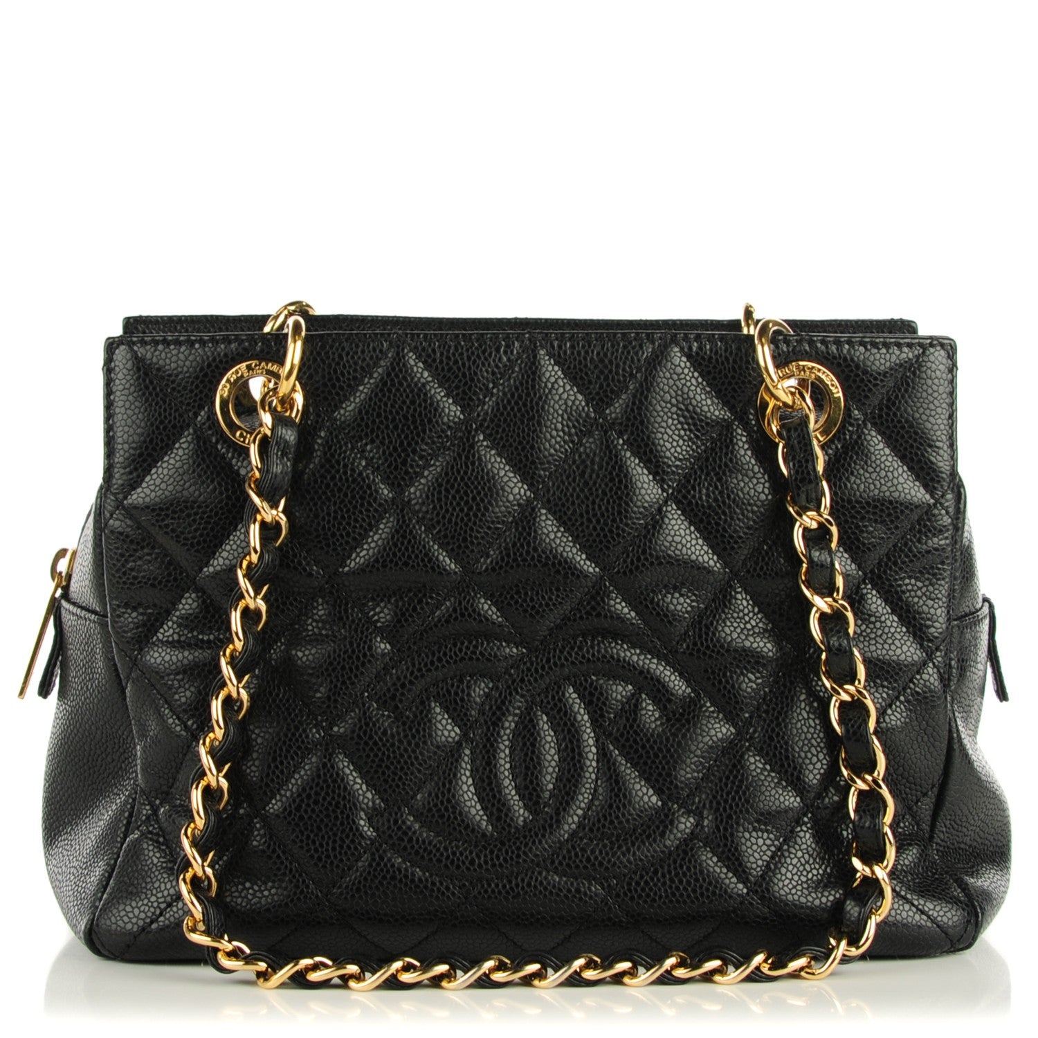 Chanel Caviar Quilted Petit Timeless Tote PTT Black 1 of 7