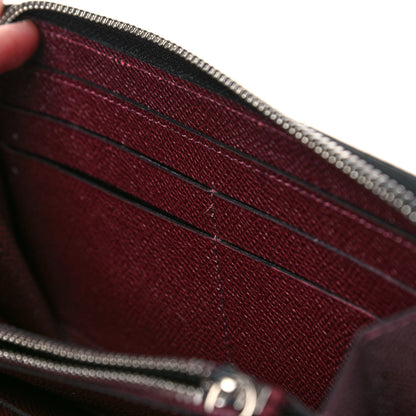 Givenchy Grained Calfskin Zip Around Wallet Black 10 of 12