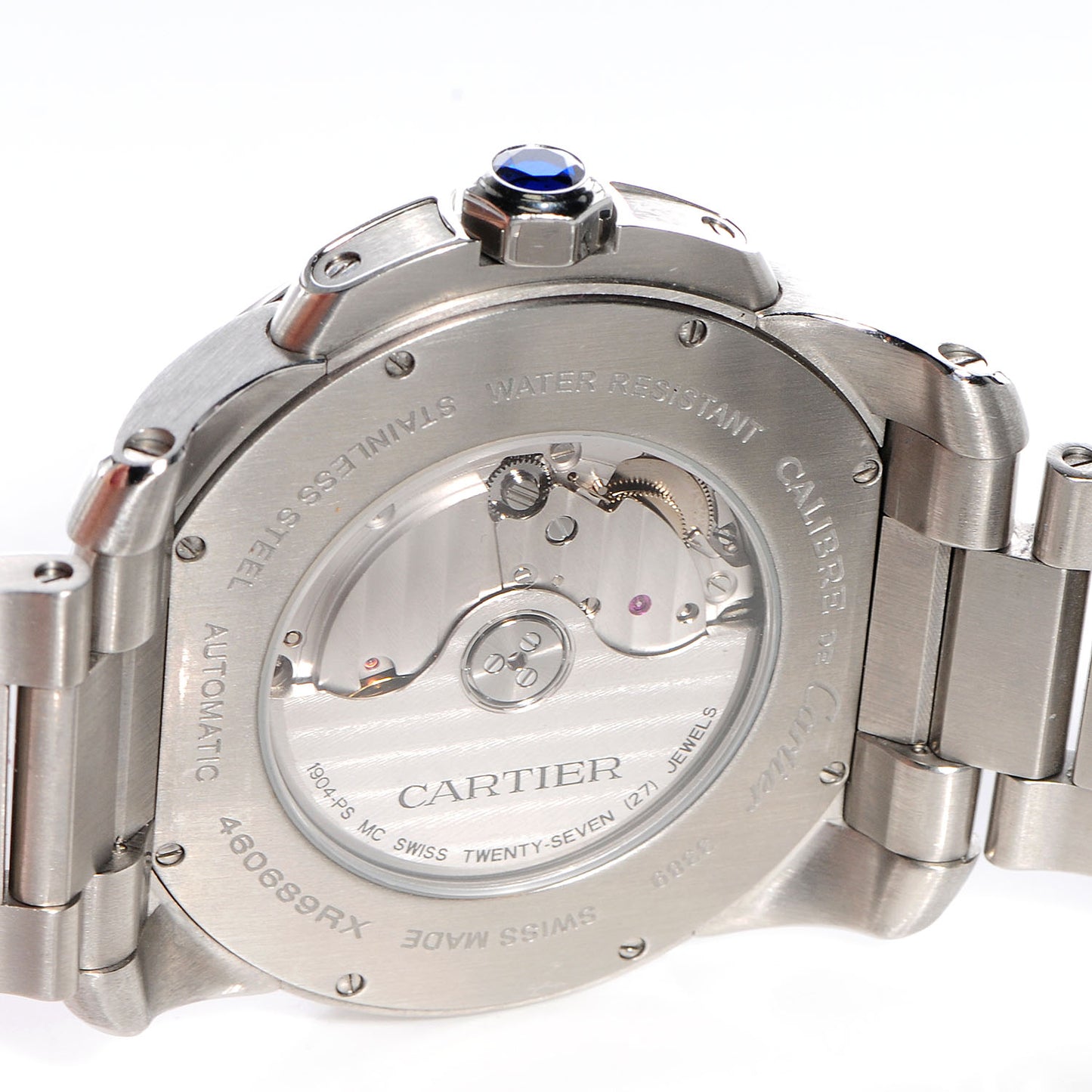Stainless Steel 42mm Calibre de Automatic Watch Black