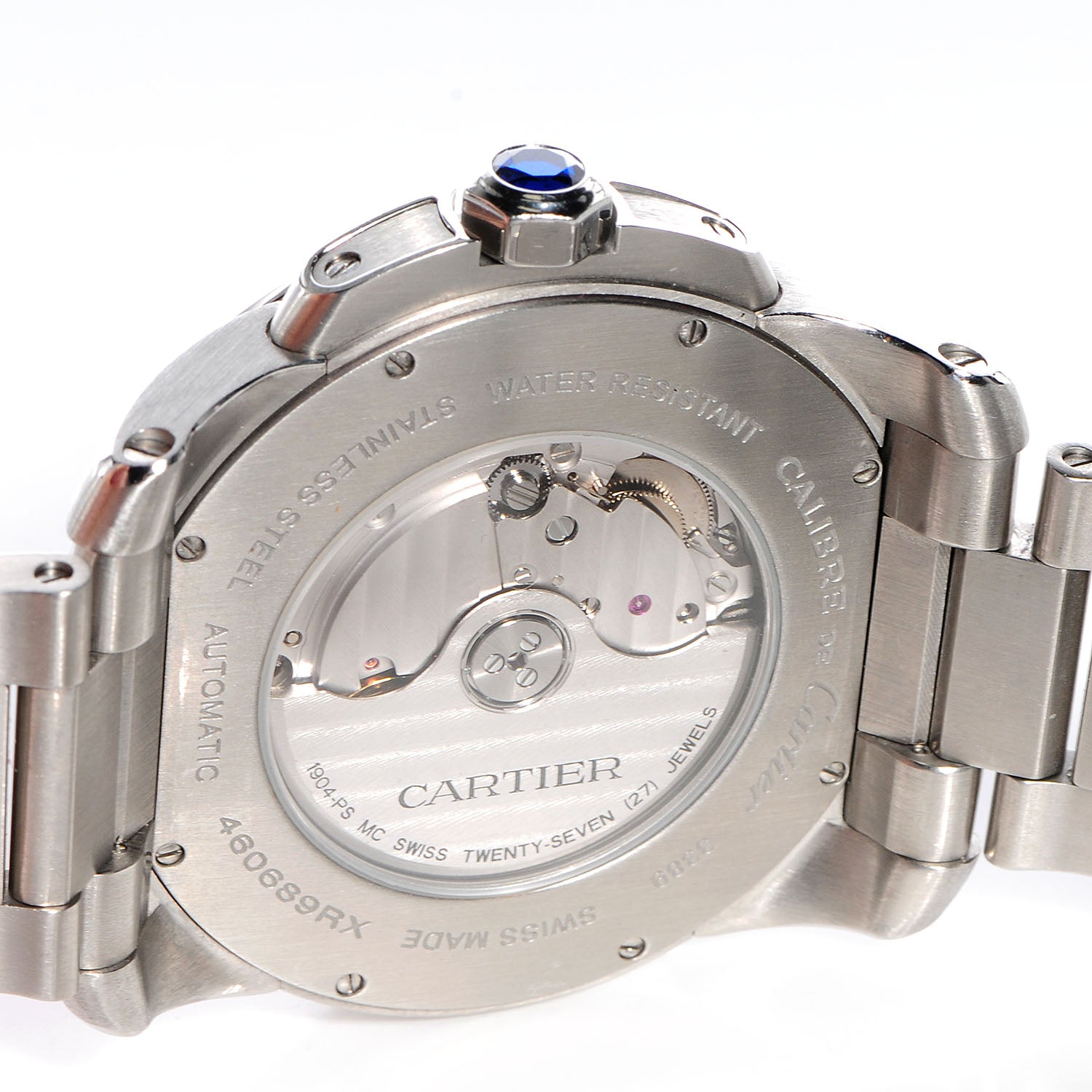 Cartier Stainless Steel 42mm Calibre de Automatic Watch Black 3 of 7