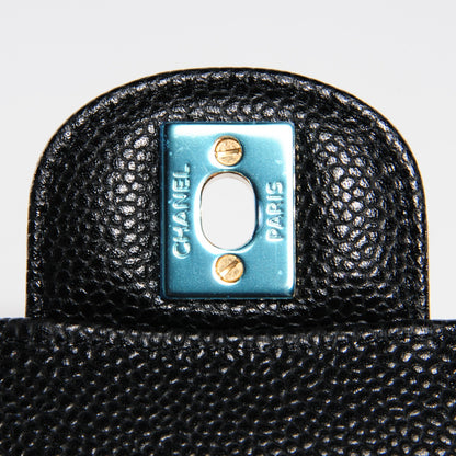 Chanel Caviar Quilted Small Double Flap Black 6 of 9