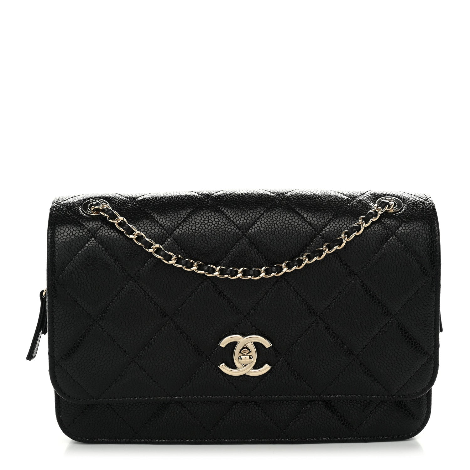 Chanel Caviar Quilted Single Flap Black 1 of 11