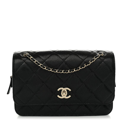 Chanel Caviar Quilted Single Flap Black 1 of 11
