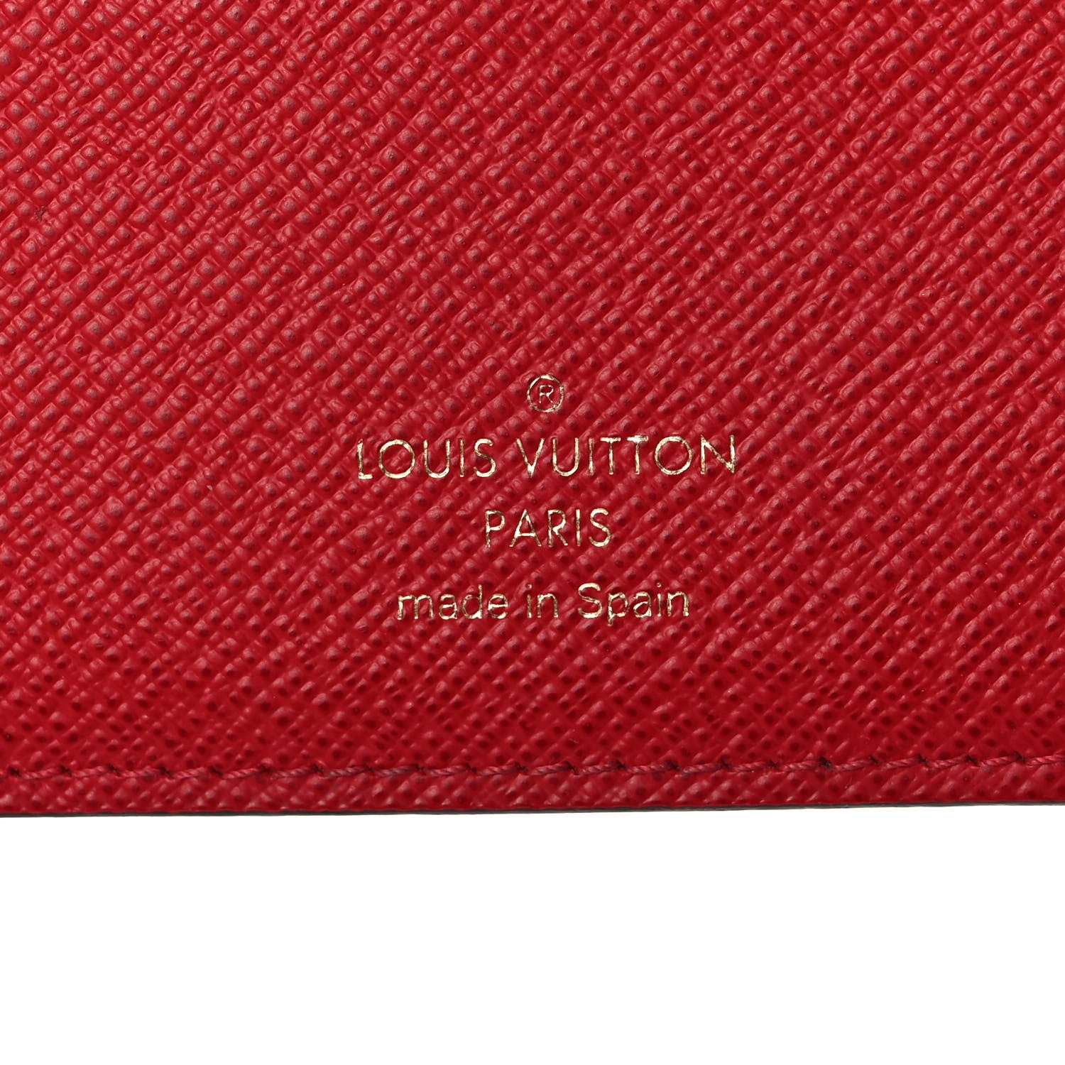 Louis Vuitton Damier Ebene Insolite Wallet Rouge 7 of 10