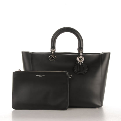 Christian Dior Calfskin Large Diorissimo Tote Black 3 of 15