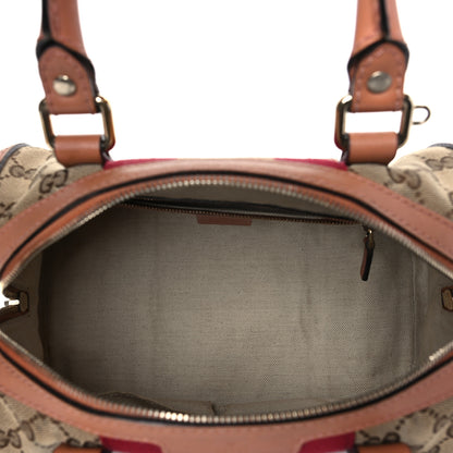 Gucci Monogram Vintage Web Small Boston Beige 5 of 9