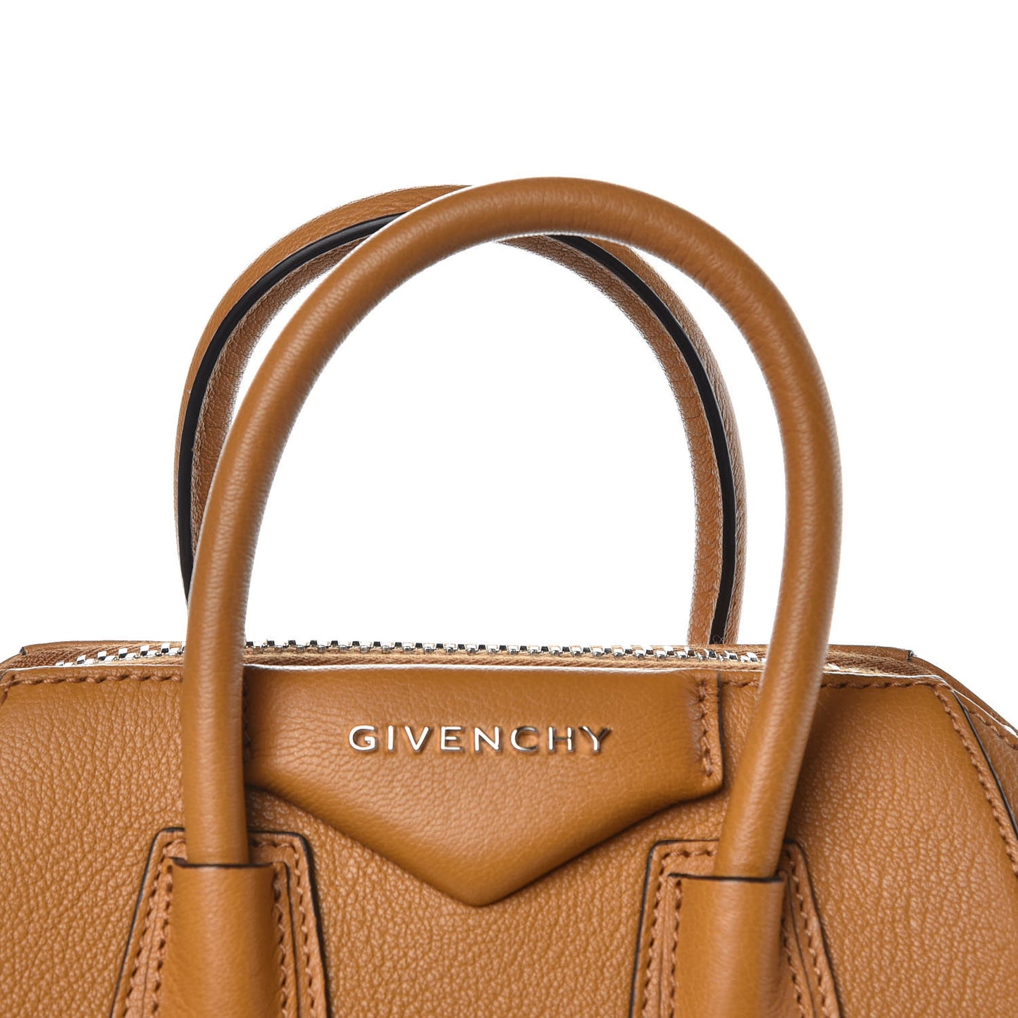 Sugar Goatskin Mini Antigona Amber