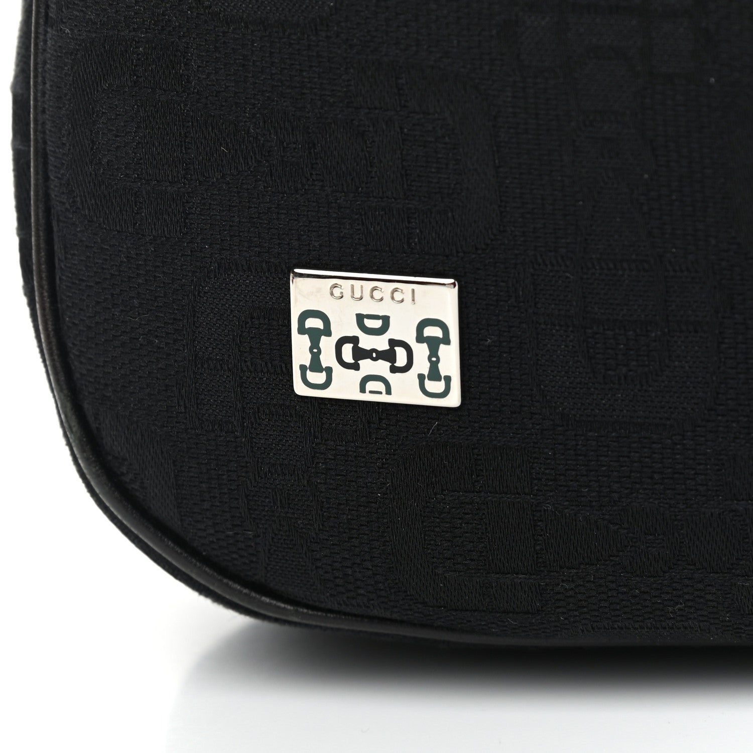Gucci Canvas Horsebit Hobo Black 7 of 12