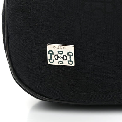 Gucci Canvas Horsebit Hobo Black 7 of 12