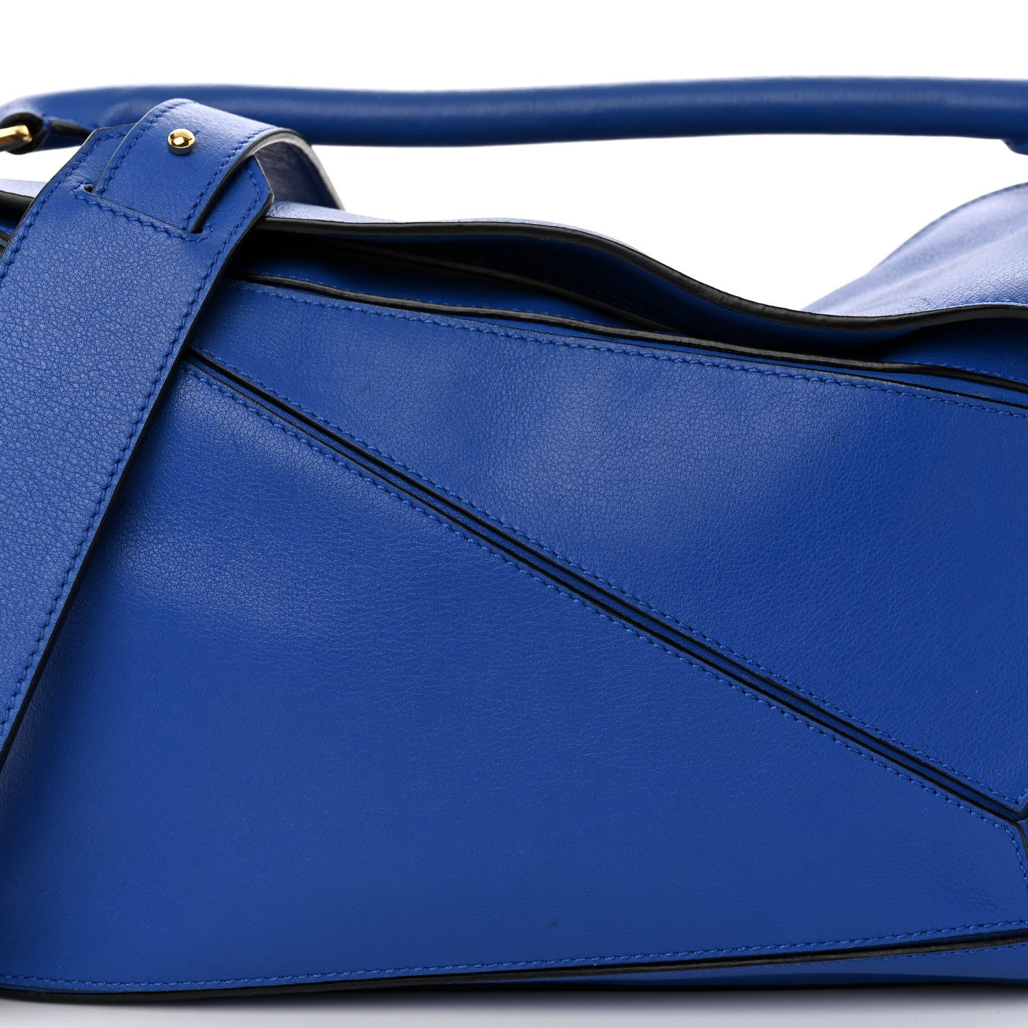 Loewe Calfskin Medium Puzzle Bag Electric Blue 7 of 10