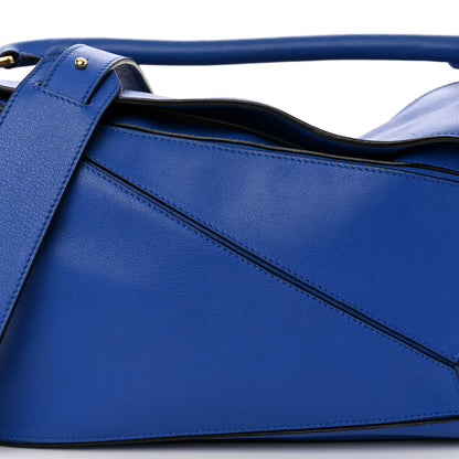 Loewe Calfskin Medium Puzzle Bag Electric Blue 7 of 10