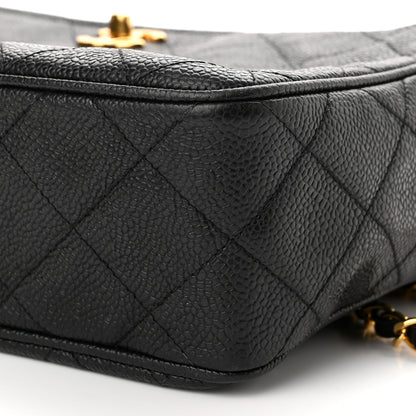 Chanel Caviar Quilted Camera Case Black 10 of 11