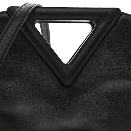 Bottega Veneta Calfskin Small The Point Triangle Bag Black 7 of 10