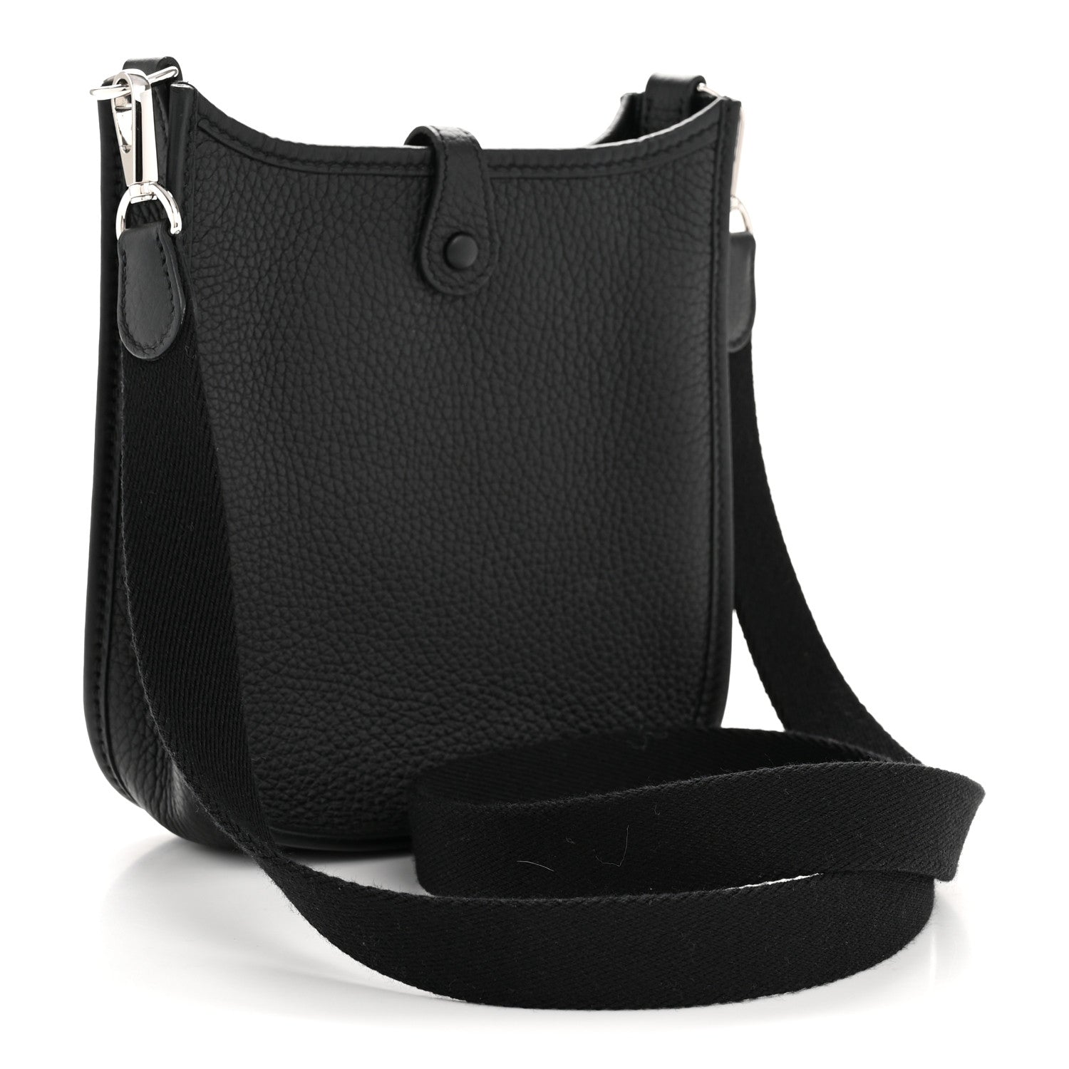 Hermes Taurillon Clemence Evelyne TPM Black 7 of 34