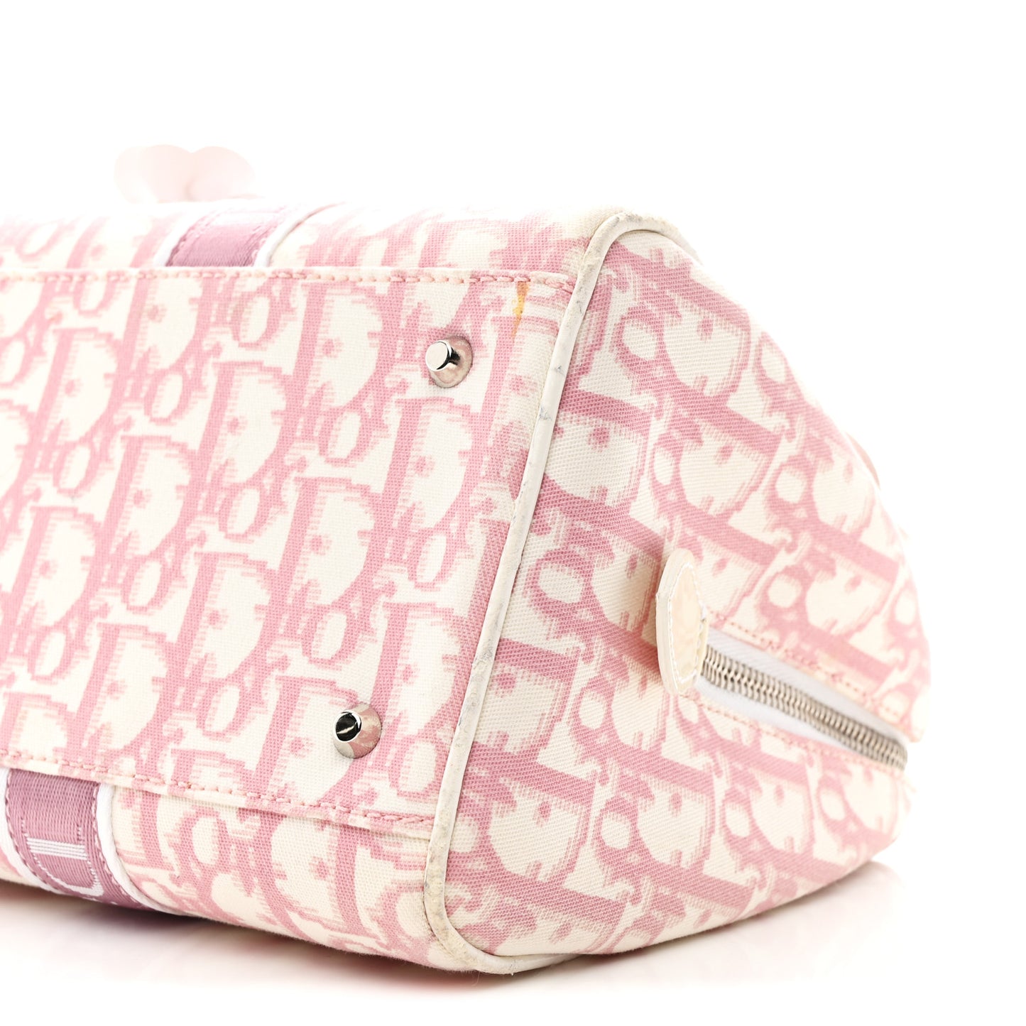 Monogram Girly Boston Pink
