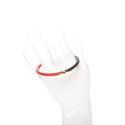 Louis Vuitton Monogram Daily Confidential Bracelet Red 2 of 5
