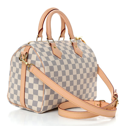 Louis Vuitton Damier Azur Speedy Bandouliere 25 3 of 11