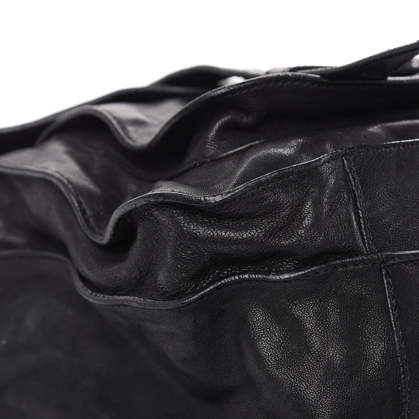 Lambskin PS1 Large Satchel Black