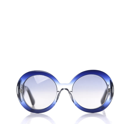 Prada Baroque Sunglasses SPR 27N Blue 2 of 7
